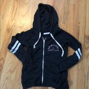 Spiritual Gangster XS Dark Grey Zipped Hoodie